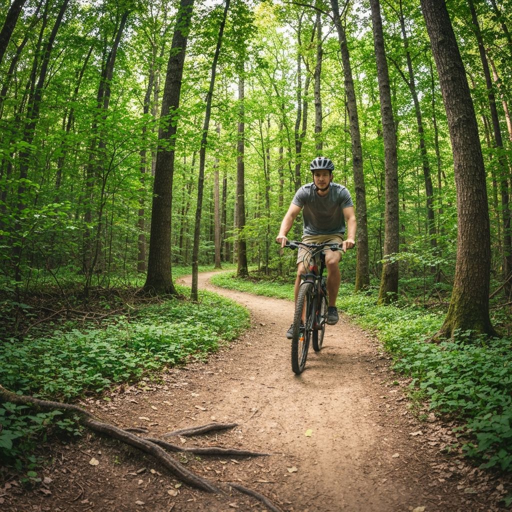 Radfahren in der Natur